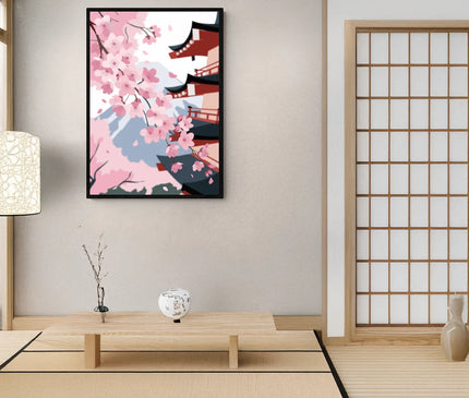 poster cerisier japonais 4