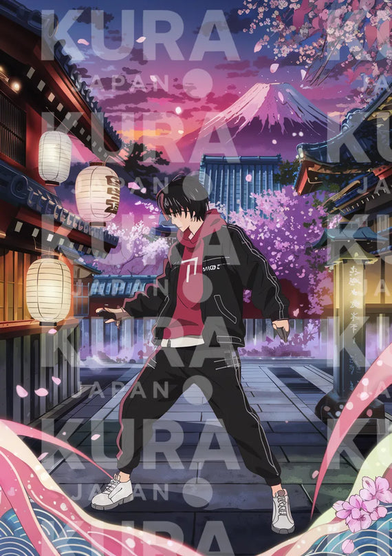 affiche animé japonais pour salon