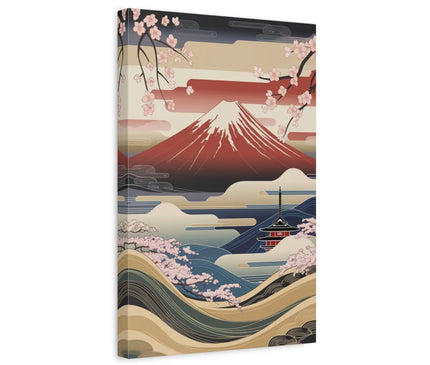tableau japonais mont fuji