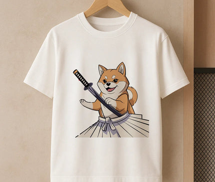t shirt shiba inu unisexe - FEMME