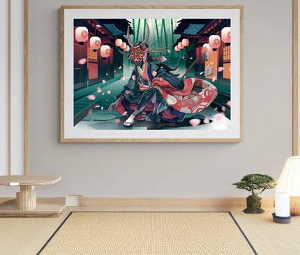 Affiche manga yokai Japon