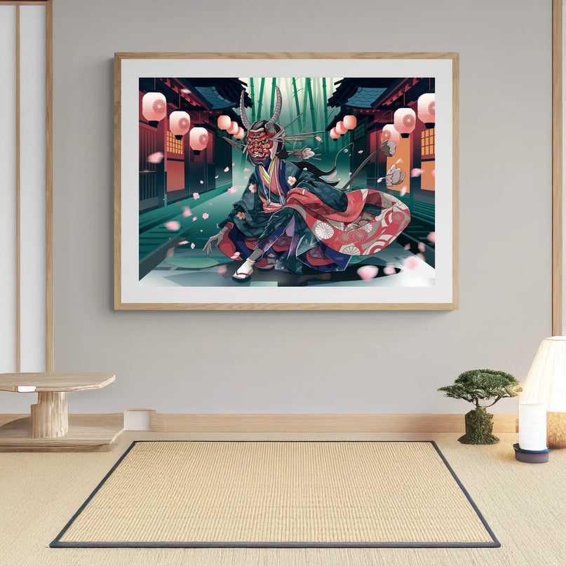 Affiche manga yokai Japon