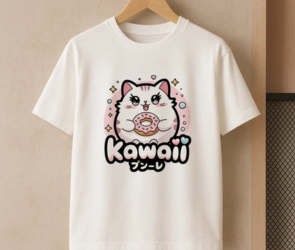 t shirt kawaii - FEMME
