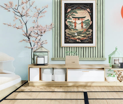 affiches japonaises vintage inspirations nature