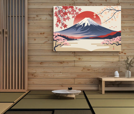 tableau mont fuji