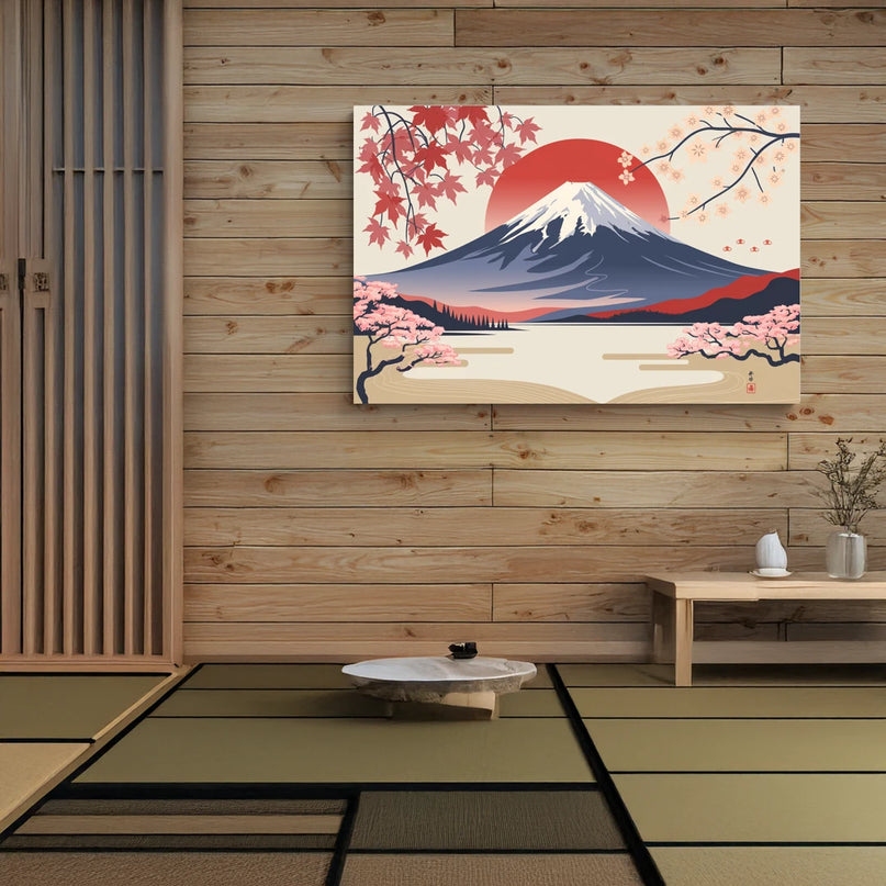 tableau mont fuji