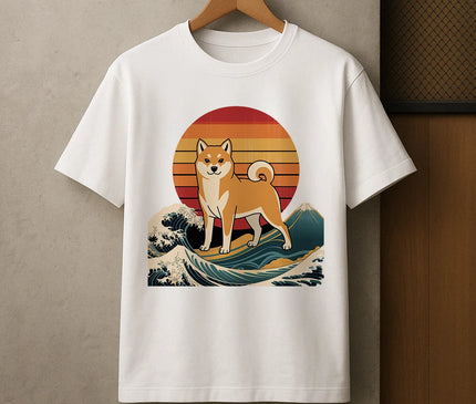 tee shirt shiba inu vintage - HOMME
