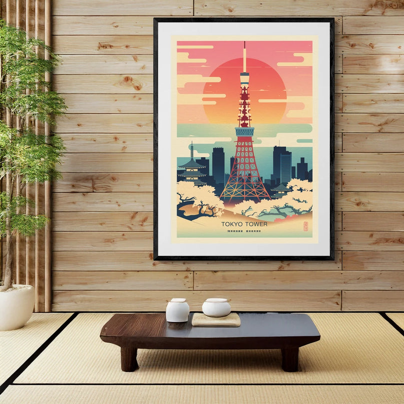 Affiche Tokyo Tower