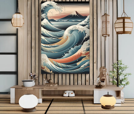 tableau mer japonais