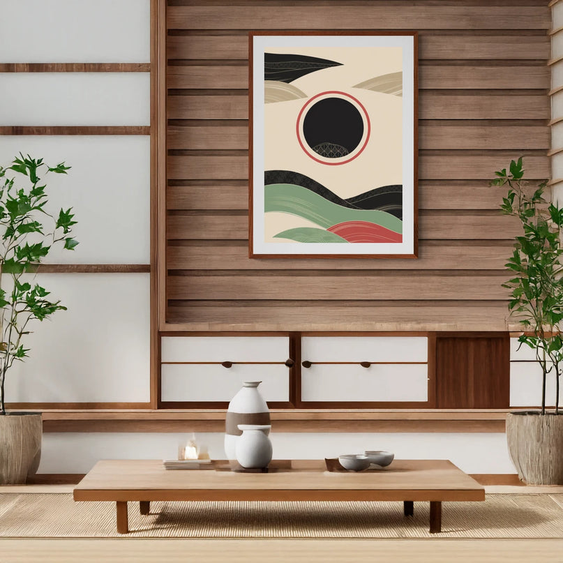 affiche zen japon