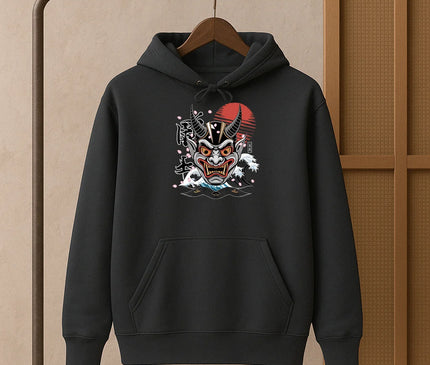 sweat japonais masque oni - FEMME