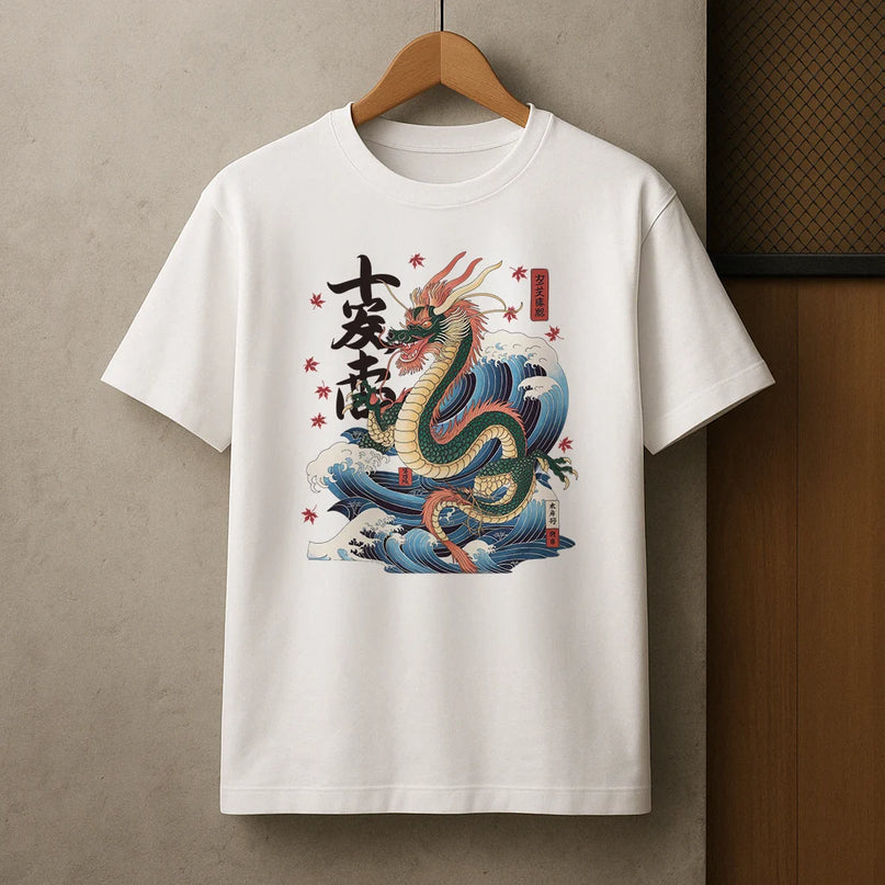 t shirt dragon japon 1 - HOMME