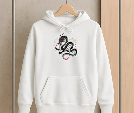 sweat unisexe dragon japonais - FEMME