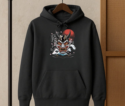 sweat japonais masque oni - HOMME