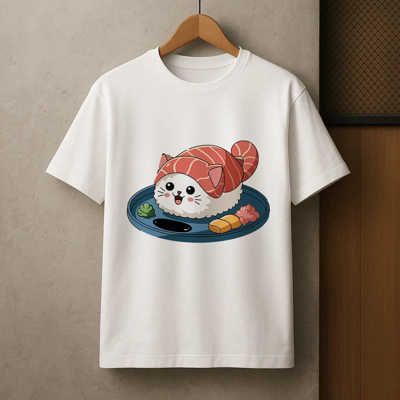 T-shirt kawaii sushi - HOMME