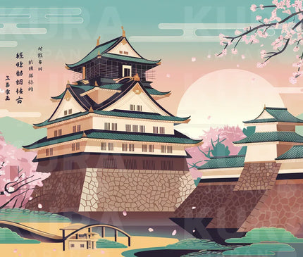 Affiche Château d’Osaka