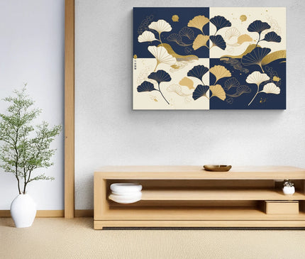 tableau feuille de ginkgo 1