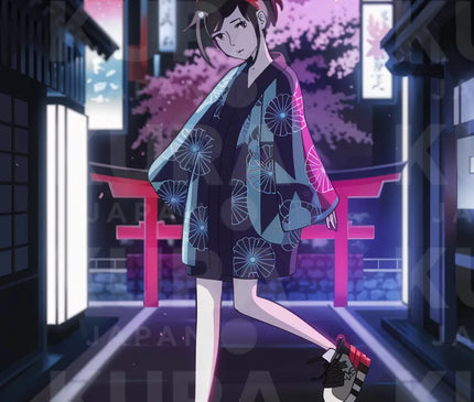 Affiche manga fille Japon