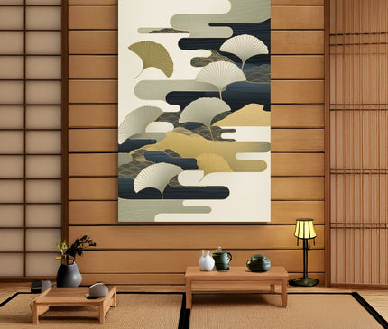 tableau feuille ginkgo