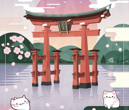 Poster kawaii Japon