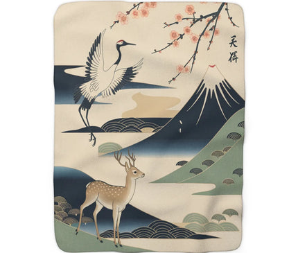 plaid japonais inspiration nature 1