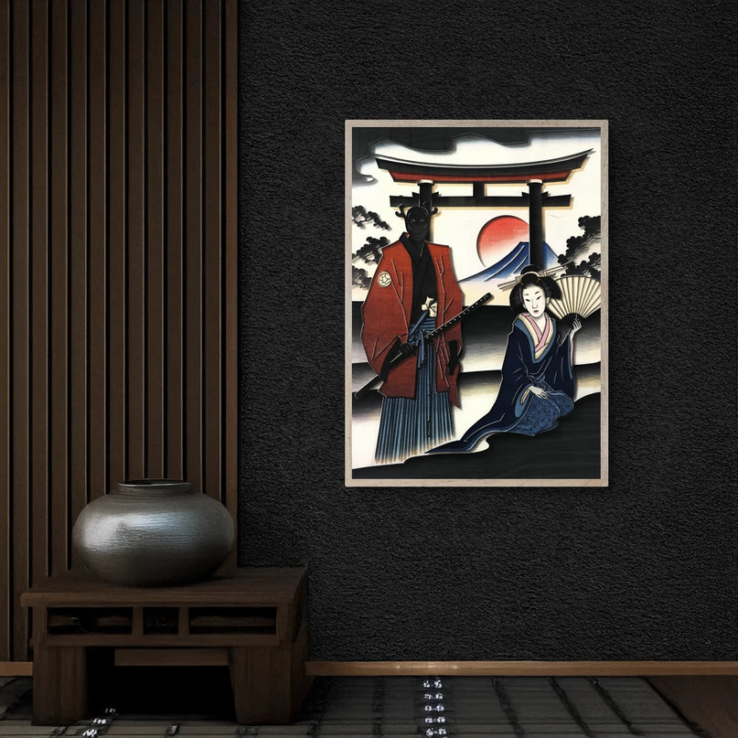 poster artistique estampe japonaise