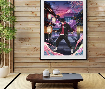 affiche animé japonais pour salon