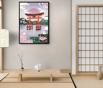 Poster kawaii Japon