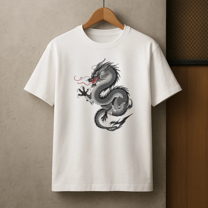 t shirt dragon japon 2 - HOMME