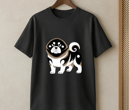 t shirt motif akita inu - FEMME