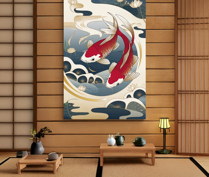 tableau poisson japonais 1