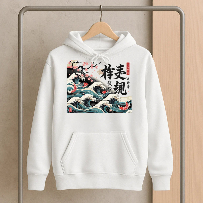 sweat inscription japonaise - FEMME