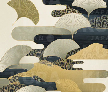 tableau feuille ginkgo