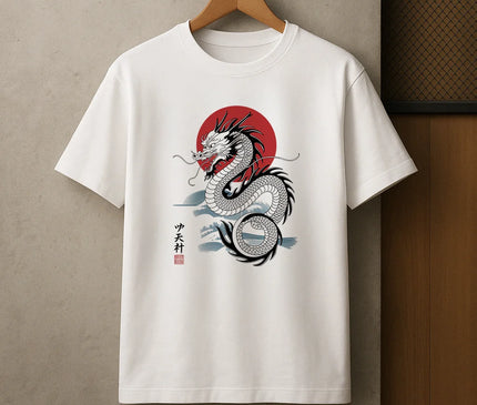 t shirt dragon japon 3 - HOMME