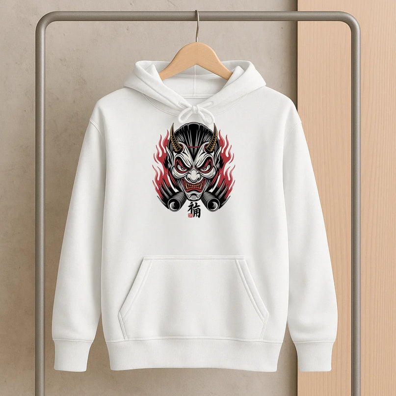 hoodie masque oni - FEMME