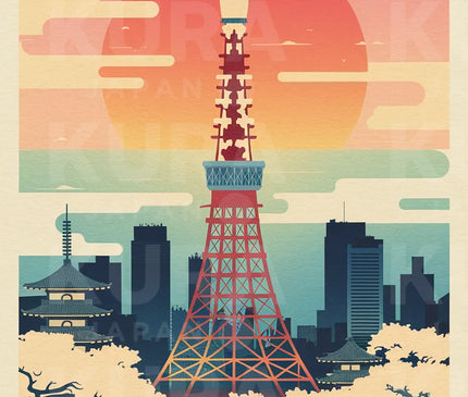 Affiche Tokyo Tower