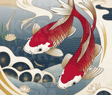 tableau poisson japonais 1