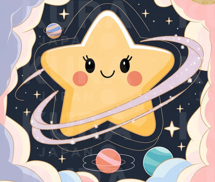 Poster kawaii etoile