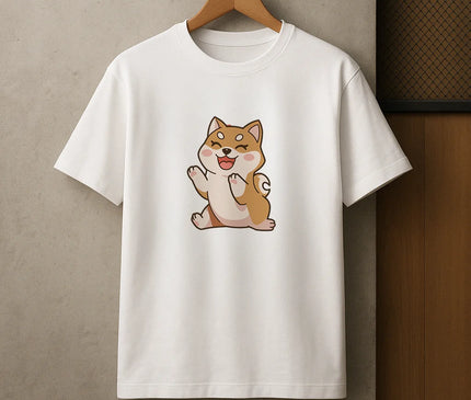 T-shirt Shiba Inu sourire - HOMME