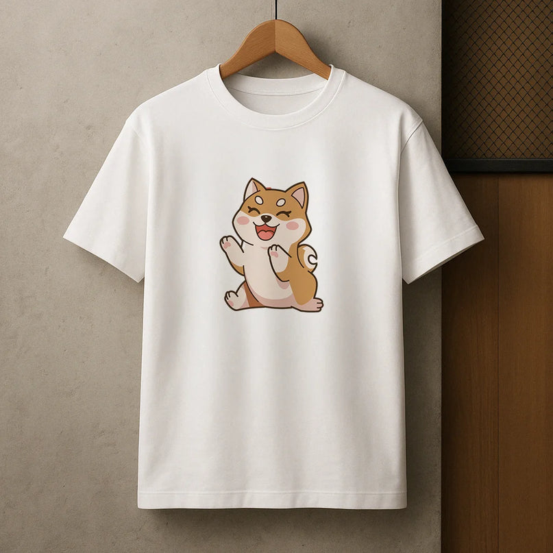 T-shirt Shiba Inu sourire - HOMME