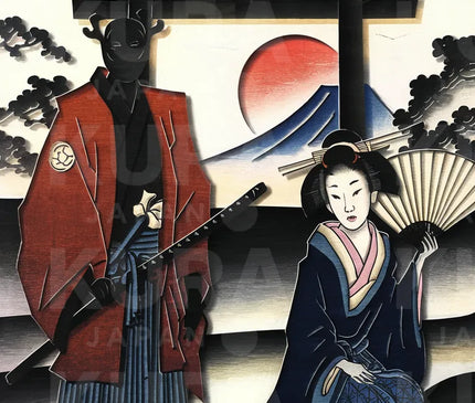 poster artistique estampe japonaise