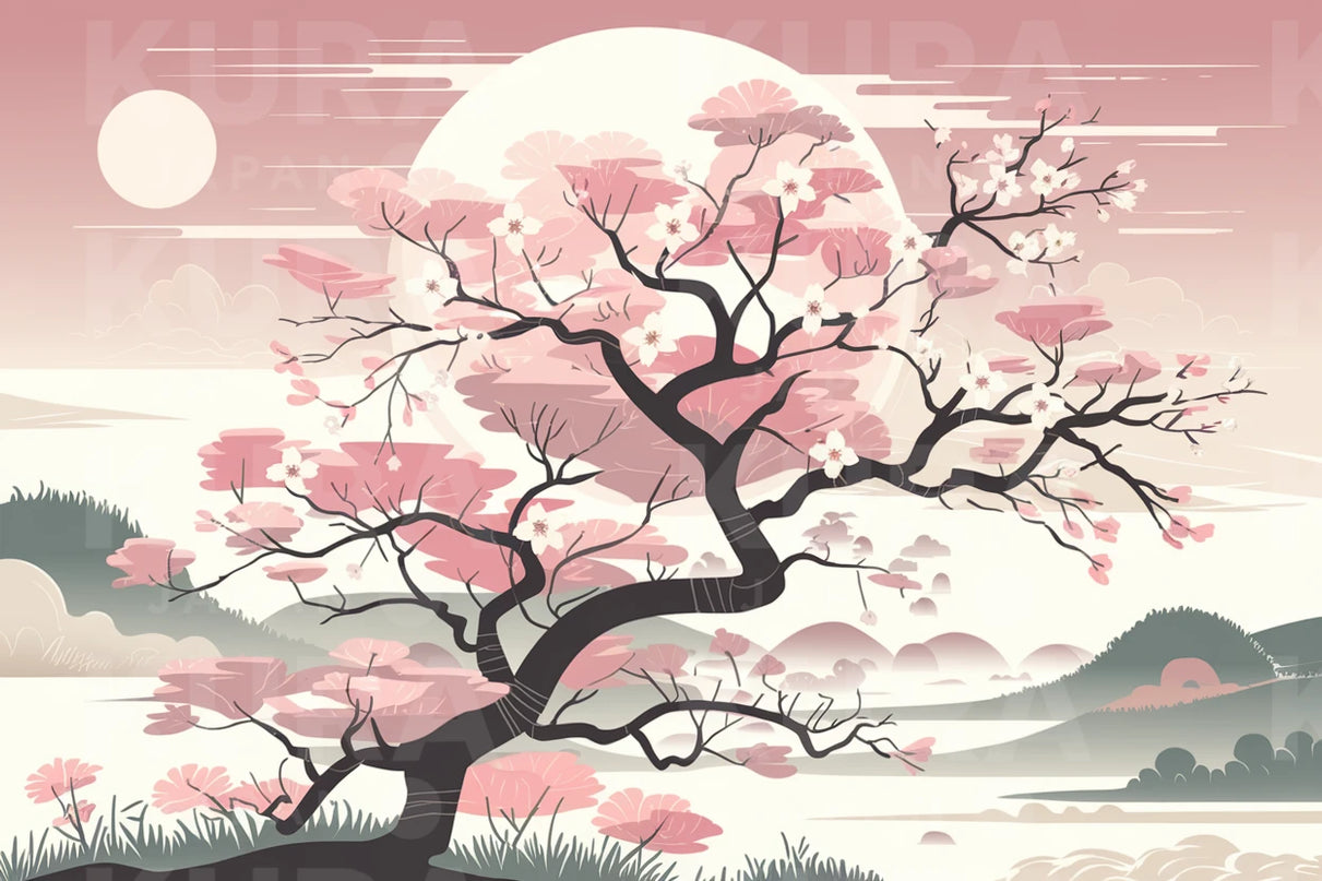 tableau cerisier du japon 2