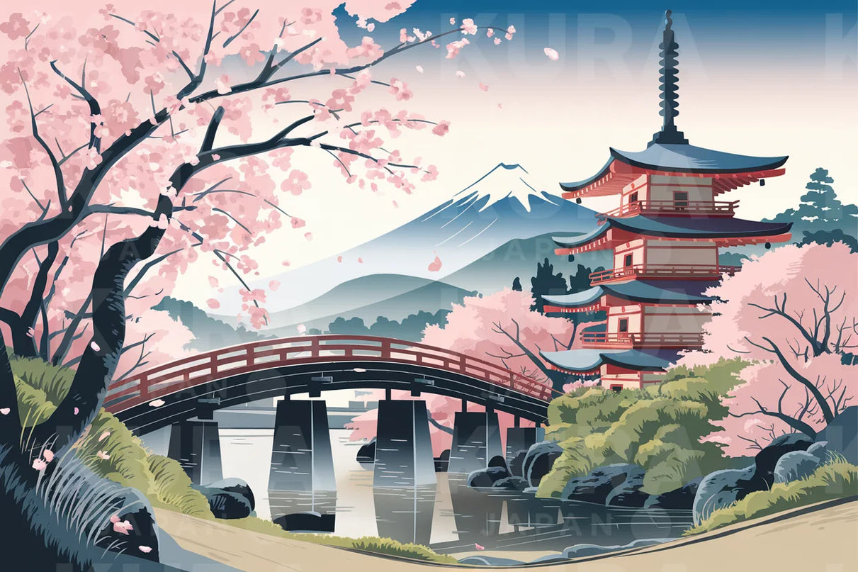 tableau cerisier du japon 1