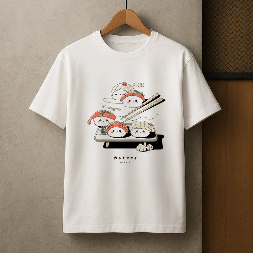 T-shirt sushi minimaliste - HOMME