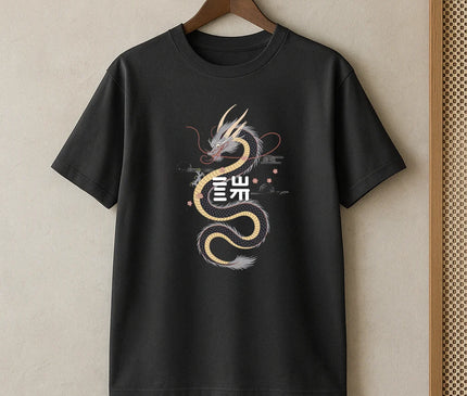 t shirt avec dragon copie - FEMME