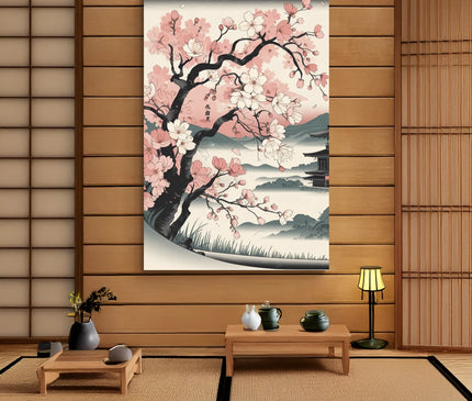 tableau cerisier du japon 2