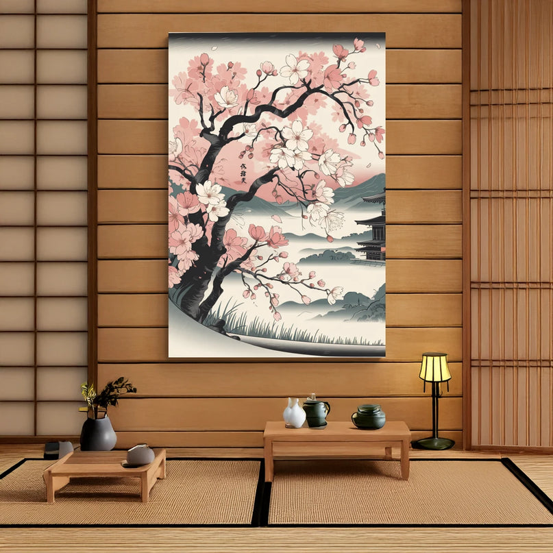 tableau cerisier du japon 2