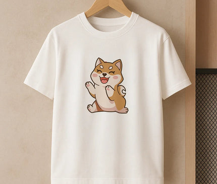 T-shirt Shiba Inu sourire - FEMME