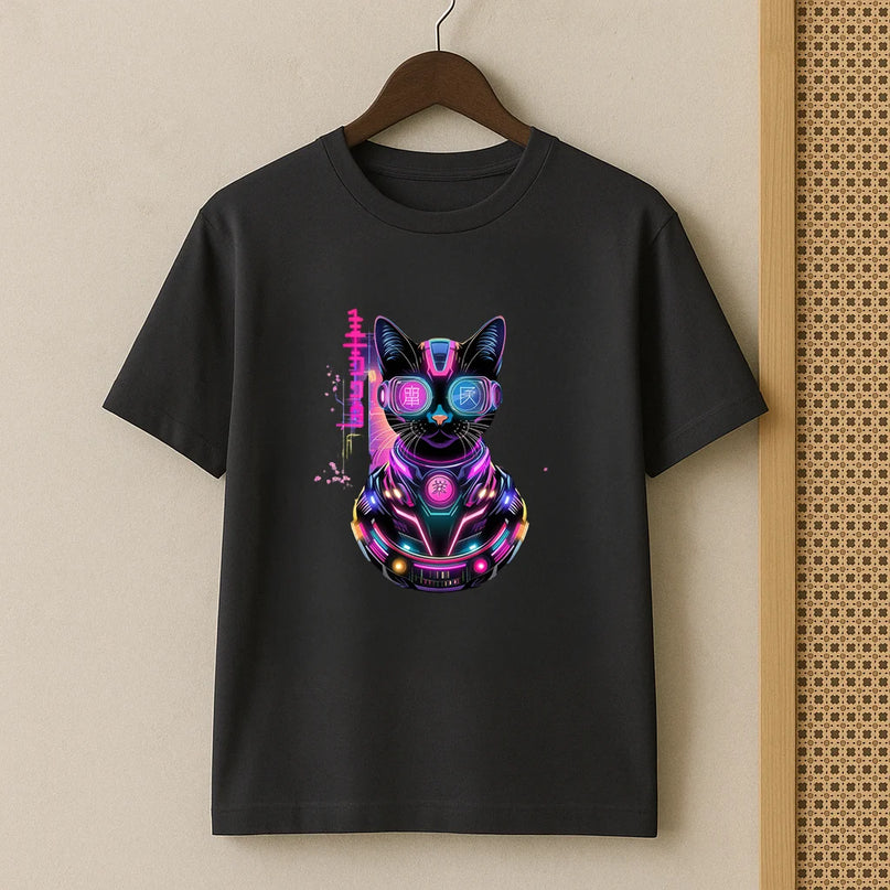 t shirt style neon cyberpunk - HOMME