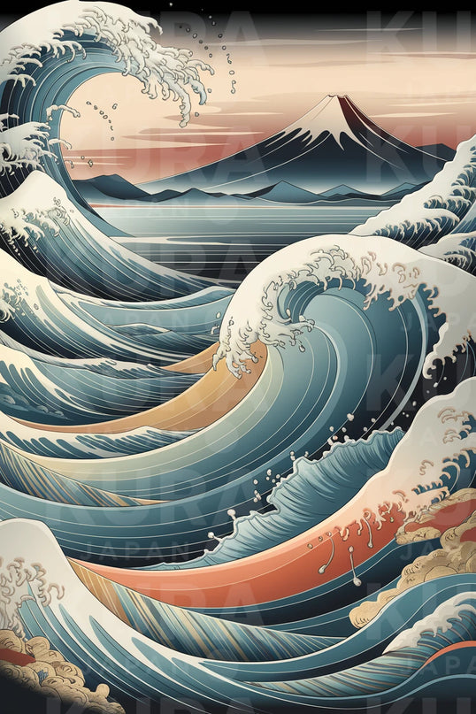 tableau mer japonais